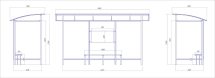 Автобусный павильон "Стандарт-3" Автобусный павильон "Стандарт-3"