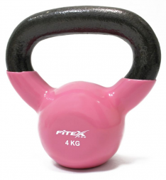 Гиря в виниловой оболочке 4 кг FITEX PRO