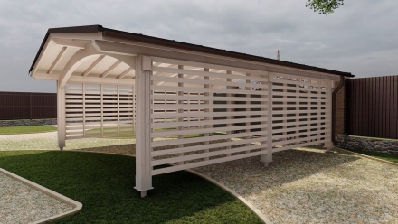 Навес для машин ФОРТ Базовая комплектация, фото 3