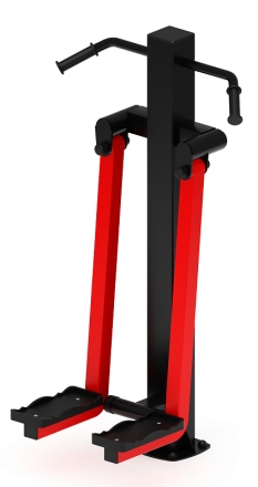 Хипс (красный) - Уличный тренажер - СТ 015-11.П, фото 1