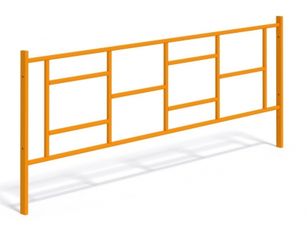 МФ 7.081 Ограждение металлическое в сборе, фото 2