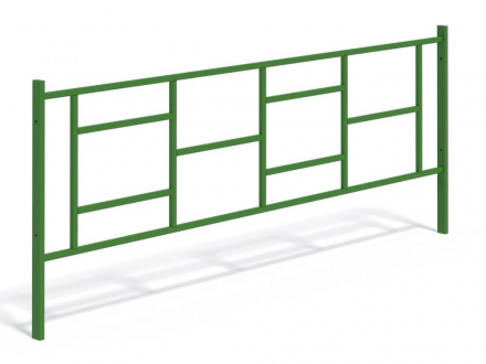 МФ 7.081 Ограждение металлическое в сборе, фото 8