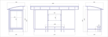 Автобусный павильон "Стандарт-Л2" Автобусный павильон "Стандарт-Л2"