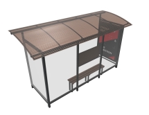 Автобусный павильон "Стандарт-Л2" Автобусный павильон "Стандарт-Л2"