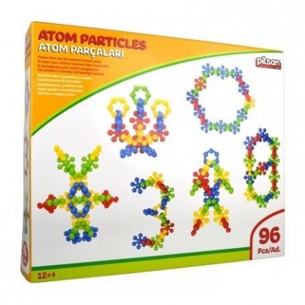 Конструктор из 96 деталей Pilsan Atom Particles (03-300), фото 1