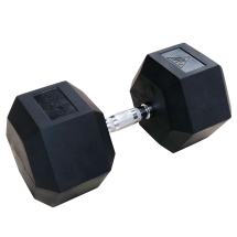 Гексагональные обрезиненные гантели DFC DB001-47.5 47.5кг (пара) 