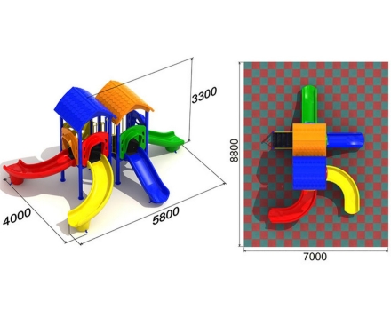 Детская площадка Незабудка 2.1, фото 2