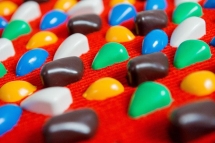 Коврик-дорожка массажный с цветными камнями (100x40 см) Коврик-дорожка массажный с цветными камнями (100x40 см)