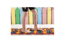 Коврик-дорожка массажный с цветными камнями (100x40 см) Коврик-дорожка массажный с цветными камнями (100x40 см)