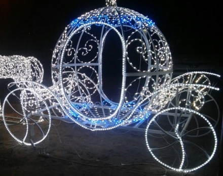 Световая фигура Карета для Золушки 02/038, фото 3