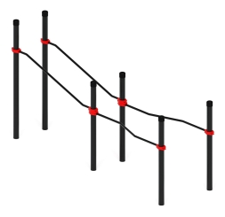 Воркаут ЛОВ 89 красный ВТ 101.20-01, фото 1 Воркаут ЛОВ 89 красный ВТ 101.20-01, фото 1