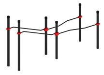 Воркаут ЛОВ 89 красный ВТ 101.20-01