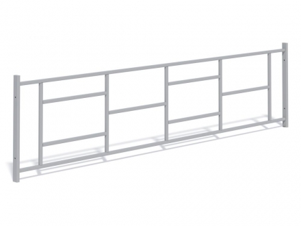 МФ 7.084 Ограждение металлическое прямое 2,5 м. в сборе, фото 3