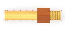 Зимняя горка Савушка Зима 5/1 (ширина ската 1,25м), фото 5