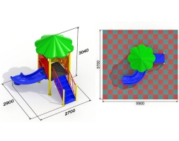 Детская площадка Малютка 4.3, фото 2