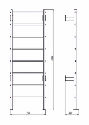 Шведская стенка ТК-0010-J , фото 2