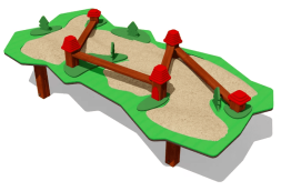 Песочный столик ВСТ 1173 для детской площадки
