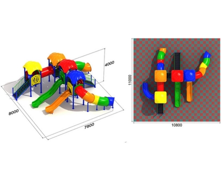 Детская площадка Дельфин 3.2, фото 2