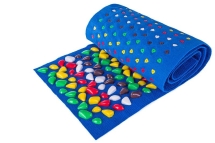 Коврик-дорожка массажный с цветными камнями (150x40 см) Коврик-дорожка массажный с цветными камнями (150x40 см)