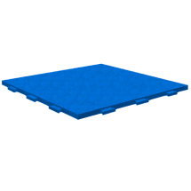 Резиновая плитка 1000x1000x40 мм со скрытым крепежным замком (гладкая)
