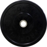 Изображение товара Диск для штанги каучуковый, черный, PROFI-FIT D-51, 25 кг
