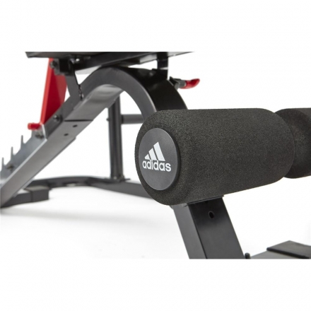Скамья тренировочная Adidas с рамой для приседаний ADBE-10345 , фото 4