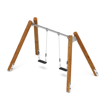 Качели (Лиственница темный) ИО 12.Р.03.03.01-Л.И1.01, фото 3