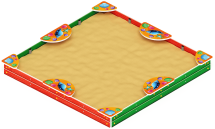 Песочница макси (Ракушки) - ИО 5.01.04-01 Песочница макси (Ракушки) - ИО 5.01.04-01