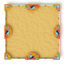 Песочница макси (Ракушки) - ИО 5.01.04-01 Песочница макси (Ракушки) - ИО 5.01.04-01