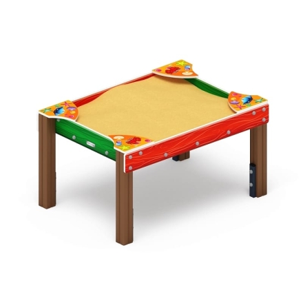 Песочница Солнышко - ДОВ 50.01.01-01 - Забота (Ракушки) Н-800, фото 2