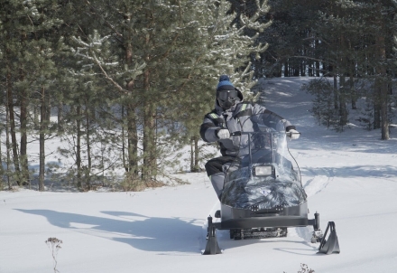 Мини-снегоход БУРЛАК-М Егерь Centro M 20 л.с., фото 7