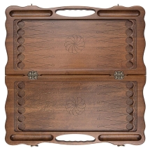 Нарды резные "Собачья охота" 60, Haleyan Нарды резные "Собачья охота" 60, Haleyan