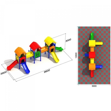 Детская игровая площадка Богатырь 1.1, фото 3