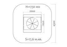 Песочница с навесом 05005.21 для детской площадки Песочница с навесом 05005.21 для детской площадки