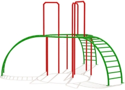 Уличный спортивный комплекс Турник Ракета для игровой площадки, фото 1