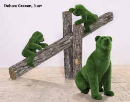 Топиари композиция Мишки на дереве, 3 шт - Deluxe Greeen, фото 1