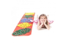 Коврик-дорожка массажный с цветными камнями 200x40 см (фигурный) Коврик-дорожка массажный с цветными камнями 200x40 см (фигурный)