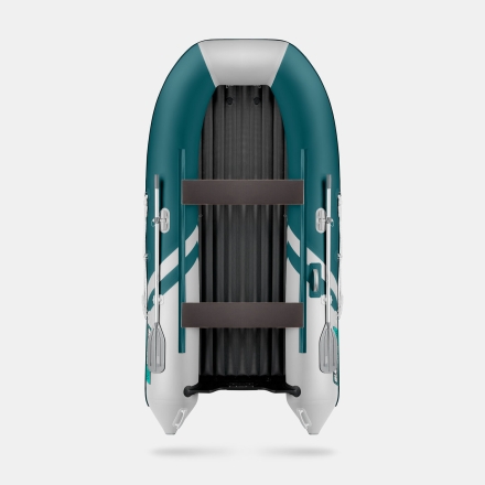 GLADIATOR E 300 S AIR SPORT Морской зеленый-белый моторная лодка ПВХ, фото 4