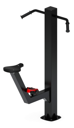 Вело (красный) - Уличный тренажер - СТ 016-11.И1, фото 4