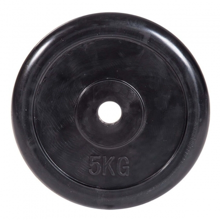 Диск обрезиненный ZSO черный Classic  D-26,  5 кг, фото 1
