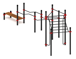 Воркаут ЛОВ 89 красный ВТ 101.21-01, фото 2 Воркаут ЛОВ 89 красный ВТ 101.21-01, фото 2