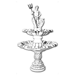 Фонтан скульптурный классический &quot;Нептун&quot; большой артикул 982