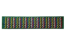 Коврик-дорожка массажный с цветными камнями 200x40 см (стандарт) Коврик-дорожка массажный с цветными камнями 200x40 см (стандарт)