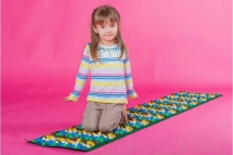 Коврик-дорожка массажный с цветными камнями 200x40 см (стандарт) Коврик-дорожка массажный с цветными камнями 200x40 см (стандарт)