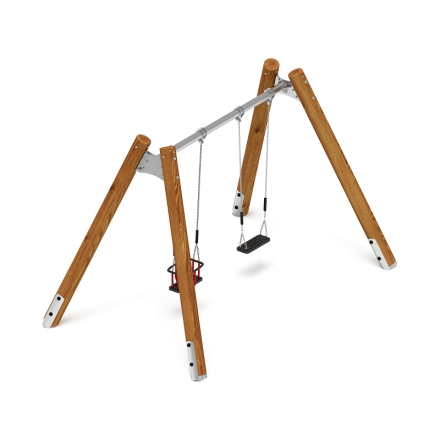 Качели (Лиственница темный) ИО 12.Р.04.03.01-Л.И1.01, фото 3