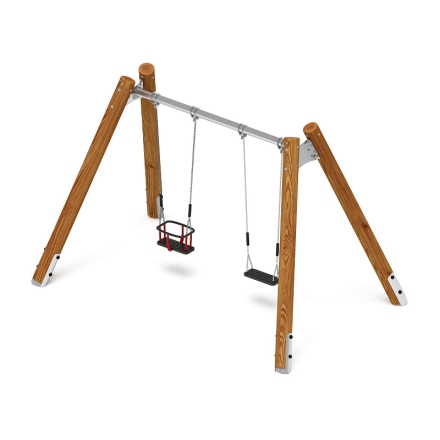 Качели (Лиственница темный) ИО 12.Р.04.03.01-Л.И1.01, фото 5