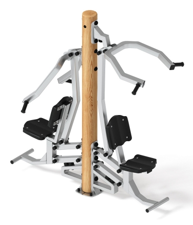Тренажер тяга верхняя + жим от груди (лиственница) СТ 027-Л.И3, фото 3