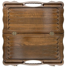 Нарды резные "Армянский узор 5" с ручкой 60, Haleyan Нарды резные "Армянский узор 5" с ручкой 60, Haleyan