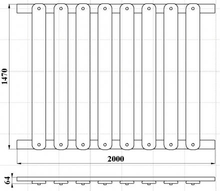 МФ 7.103 Ограждение 1500 мм деревянное декоративное, фото 2
