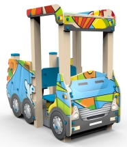 Машинка с прицепом, паттерн "Фэнтази" МД036.00.02.17